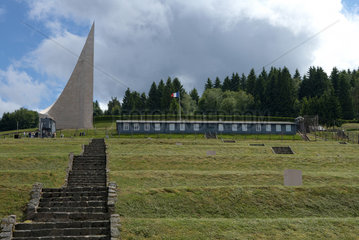 Natzwiller  Frankreich  das Gelaende des ehemaligen KZ Natzweiler-Struthof