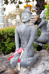 Bangkok  Thailand  Statue im Tempel Wat Pho