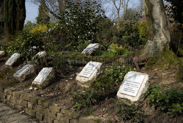 London  Grossbritannien  auf dem Friedhof Golders Green