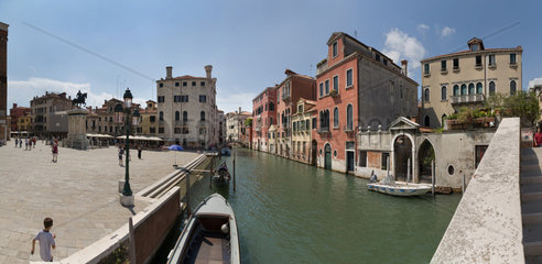 Venedig  Italien  Campo Santi Giovanni e Paolo am Rio dei Mendicanti