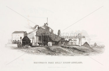 Whitworth Park Colliery  Bishop Auckland  Durham  1844.
