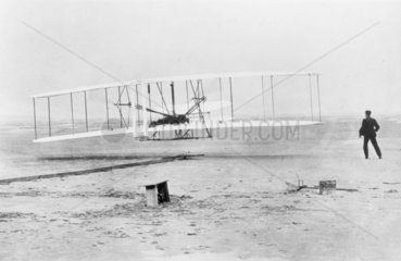 The Wright Brothers first powered and sustained flight  17 December 1903.