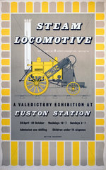 'Steam Locomotive’  poster  1955.