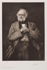 Sir Charles Lyell  English geologist  c 1870.