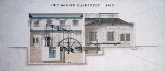 Gun-boring machinery  Rio de Janeiro  Brazil  1813.