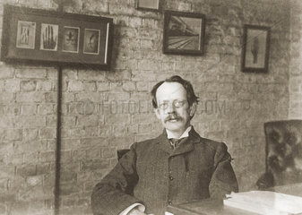 Joseph John Thomson  English physicist  c 1900.