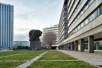 Chemnitz  Deutschland  Karl-Marx-Monument nach einem Entwurf von Lew Kerbel