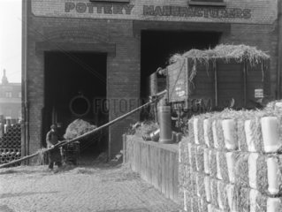 St Pancras goods yard  London  1933.
