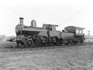 Locomotive with a coupe  1923.