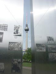 Berlin TV Tower and art installation  Germany  2004