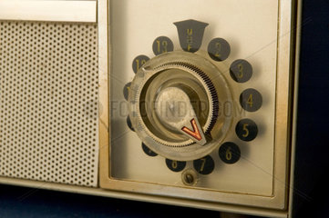 Detail of a Philco Predicta Princess television receiver  1959.