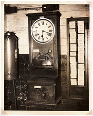 Clocking on machine  1949.