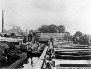 Indigo factory  Allahabad  India  1877.