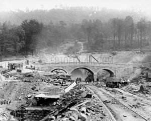 Totley Tunnel under construction  29 August