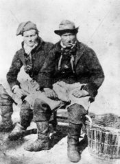Newhaven fishermen  Edinburgh  Scotland  1843-1848.