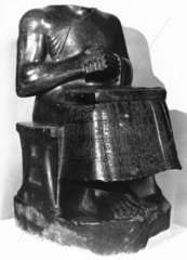 Statue of Gudea  prince of Lagash  2125-2110 BC.