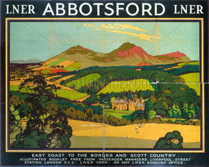 ‘Abbotsford’  LNER poster  1930.
