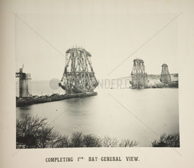 'Completing 1st Bay - General View'  1887.