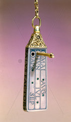 Pocket sundial  Saxon  10th century.