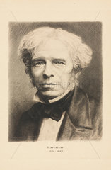 Michael Faraday  English chemist and physicist  c 1850-1860.
