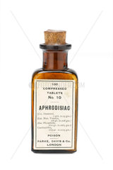 Bottle of ‘Aphrodisiac’ tablets.