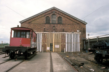 Royal Carriage shed  Wolverton  1993.