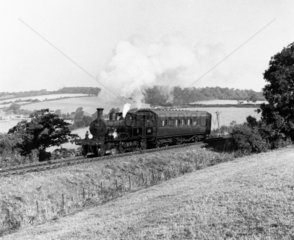 The Axminster-Lyme Regis branch train  8 September 1959.