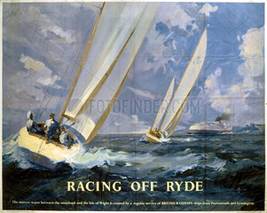 ‘Racing off Ryde’  BR poster  1948-1965.