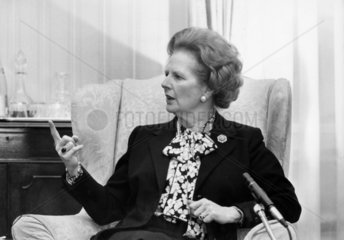 Margaret Thatcher  British politician  c 1980s.