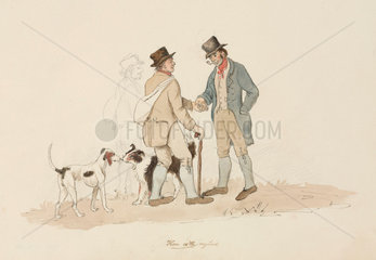 A meeting  Northumberland  c 1805-1820.
