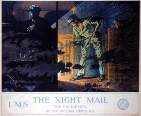 ‘The Night Mail’  LMS poster  1924.