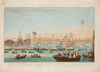 ‘The New London Bridge’  1 August 1831.