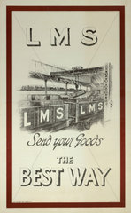 ‘Send Your Goods the Best Way'  LMS poster  1920s.