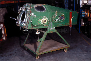 Iron lung made in the 1950s.