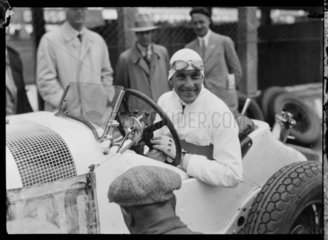 Hans Stuck at the wheel of a Mercedes-Benz SSZ racing car  1931.