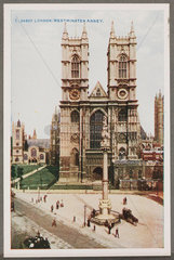 'London: Westminster Abbey'  c 1914