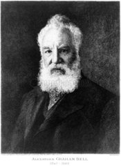 Alexander Graham Bell  Scottish-born inventor and telephone pioneer  1910.