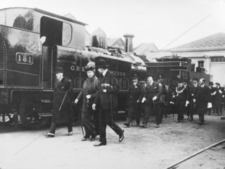 Royal visit to Swindon works  1924.