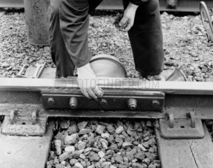 Railway track maintenance  May