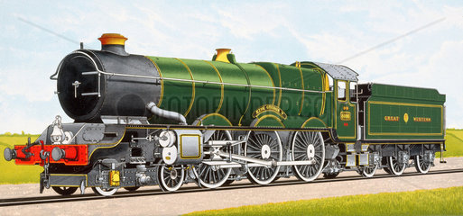 'King George V' 4-6-0 Express Locomotive No 6000  1927.
