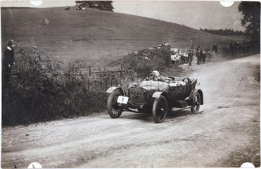 Sunbeam racing car driven by Miss L B Starkie  Yorkshire  1913.