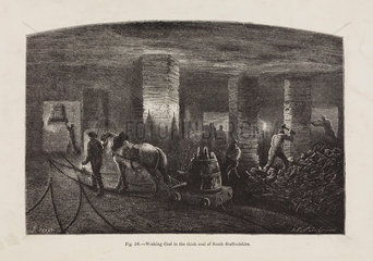 ‘Working Coal in the thick coal of South Staffordshire’  1869.