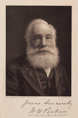 Sir William Henry Perkin  English chemist  c 1906.