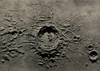 Lunar crater model 'Copernicus'  1850-1871.