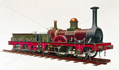 'Jenny Lind' London Brighton & South Coast Railway locomotive no 60  1847.