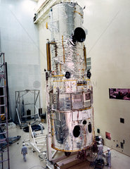 Completed Hubble Space Telescope  1980s.