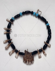 Apache medicine man's amuletic necklace  United States.