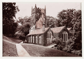 'Torquay  Cockington Church'  c 1880.