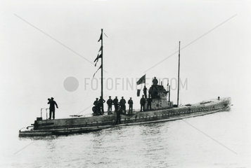 German submarine ‘U36’  1914.