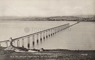 The Tay Bridge  1880.